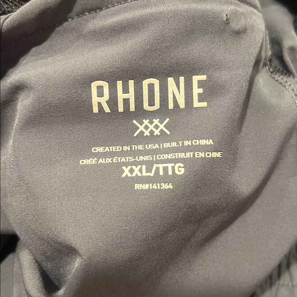 Rhône‎ men’s gray athletic shorts. Like new no liner drawstring